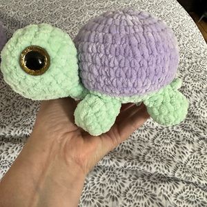 Turtles crocheted handmade. Priced each. Custom orders accepted.